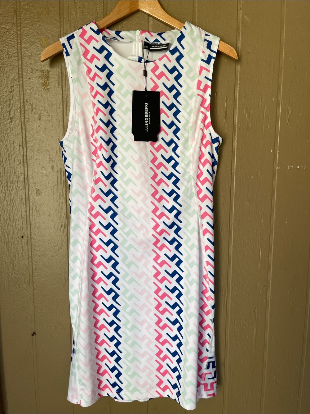 J.Lindeberg Helena Print Dress Size L - Picture 3 of 12